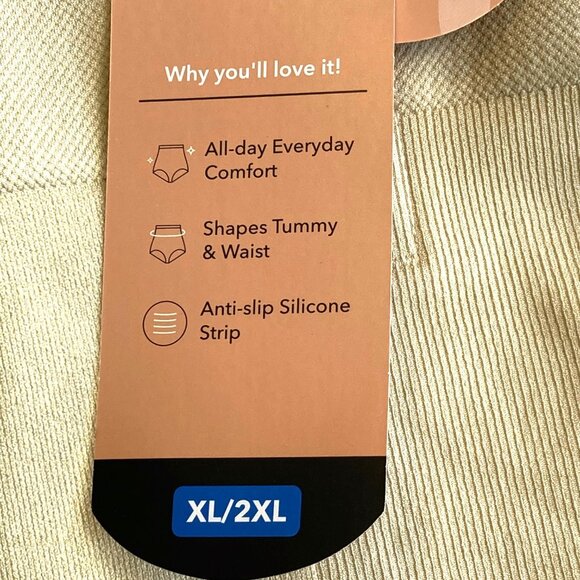 Shapermint High-Waisted Shaper Panty Bundle of 3 XL/2XL Chai Black 54008 NWT - Picture 5 of 10